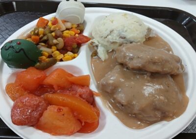 Salisbury Steak Lunch Mineral Wells Senior Center